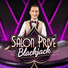 Blackjack Salon Privé slot visual from Ezugi available on lucky7-casino.org