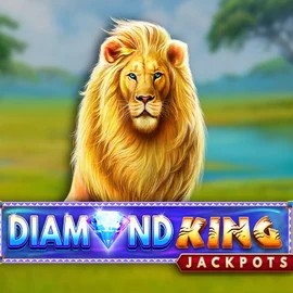 Diamond King Jackpots game by SpinPlay Games – logo hosted on Lucky 7 Casino
