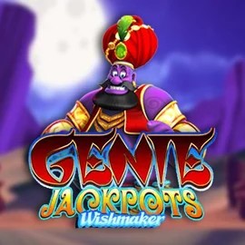 Genie Jackpots Wishmaker slot logo by Blueprint Gaming at Lucky 7 Casino