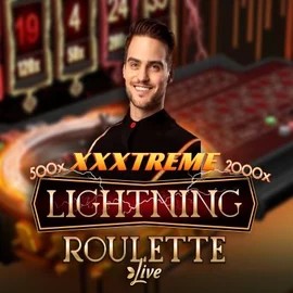 XXXtreme Lightning Roulette online game logo by Evolution on lucky7-casino.org